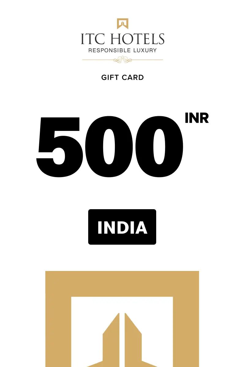 ITC Hotels 500 INR Gift Card (India) - Digital Key