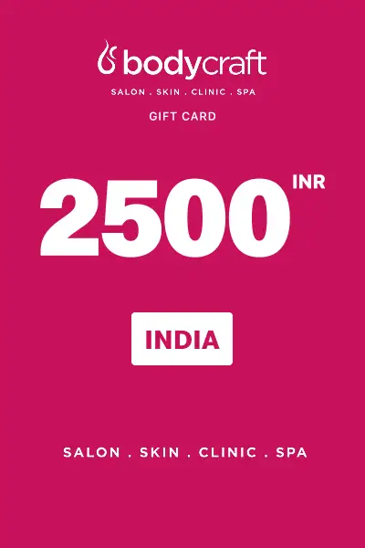 Body Craft 2500 INR Gift Card (India) - Digital Key