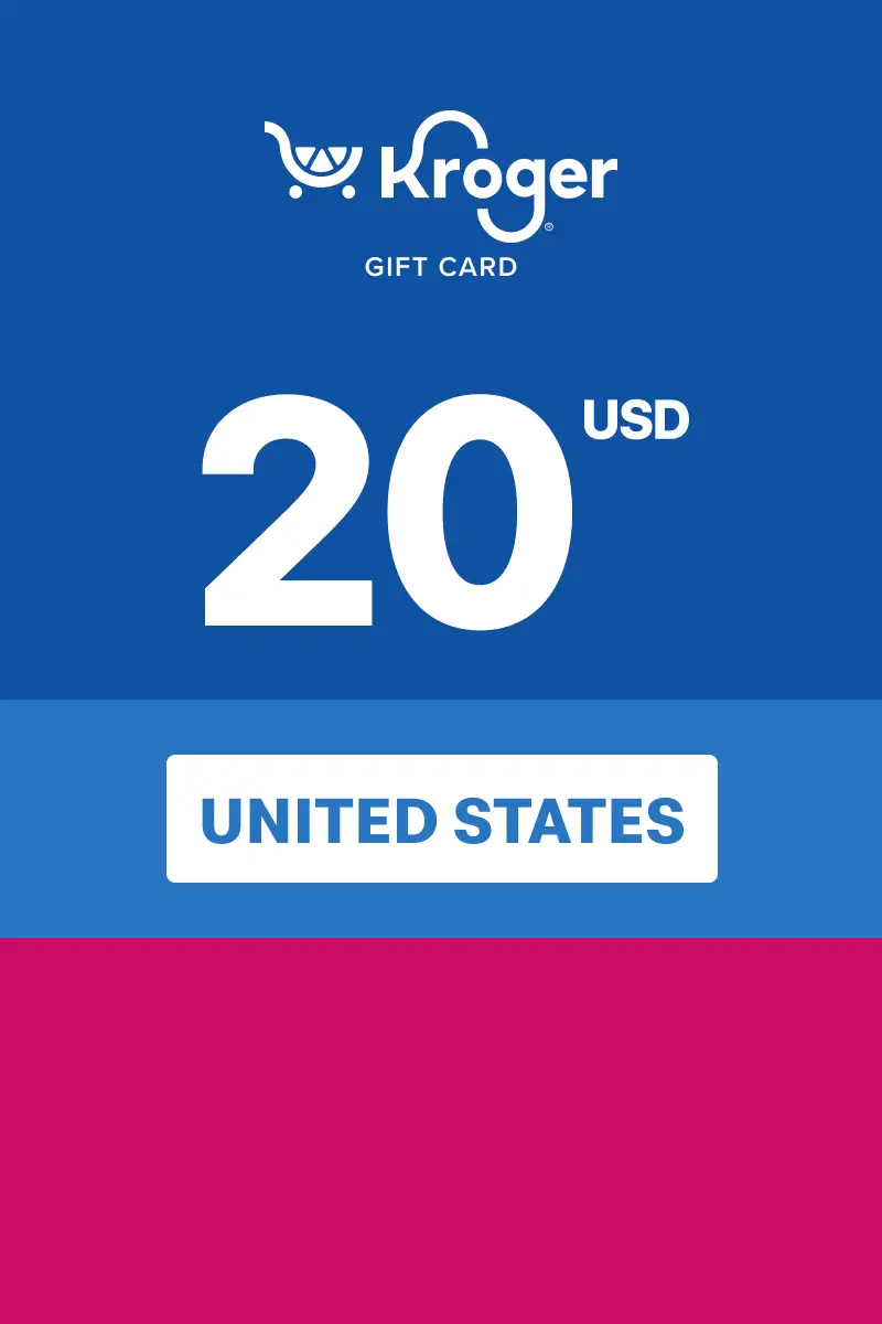 Kroger 20 USD Gift Card (United States) - Digital Key