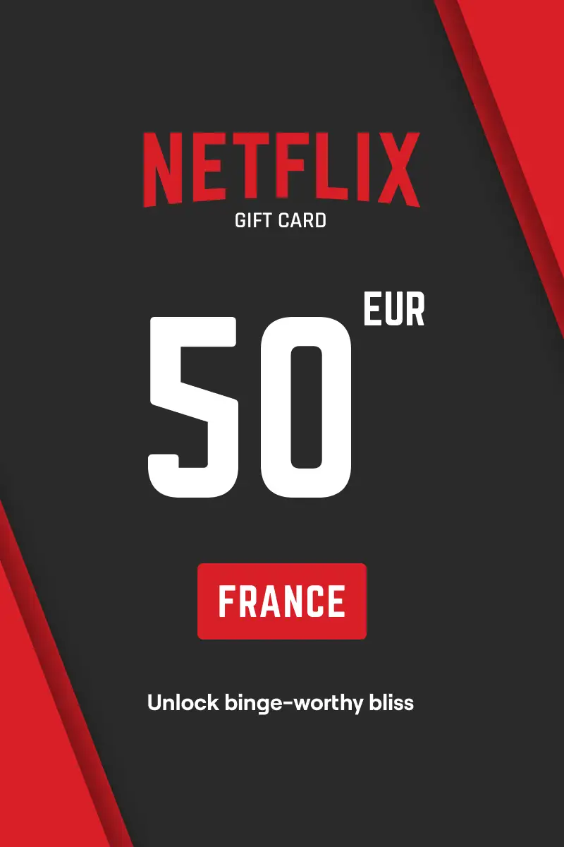Netflix 50 EUR Gift Card (France) - Digital Key