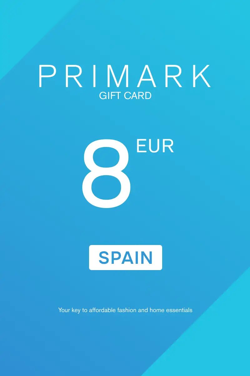 Primark 8 EUR Gift Card (Spain) - Digital Key