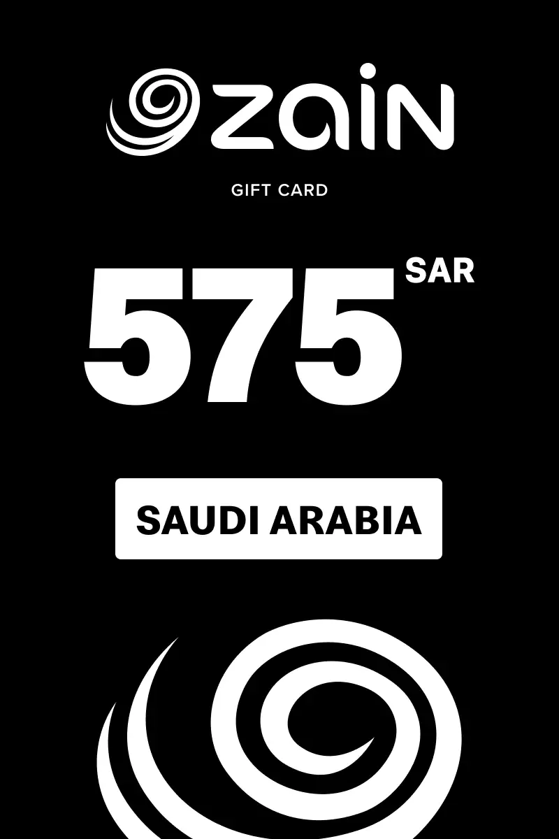Zain Recharge Card 575 SAR Gift Card (Saudi Arabia) - Digital Key