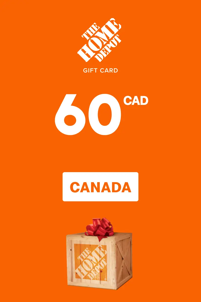 Home Depot 60 CAD Gift Card (Canada) - Digital Key