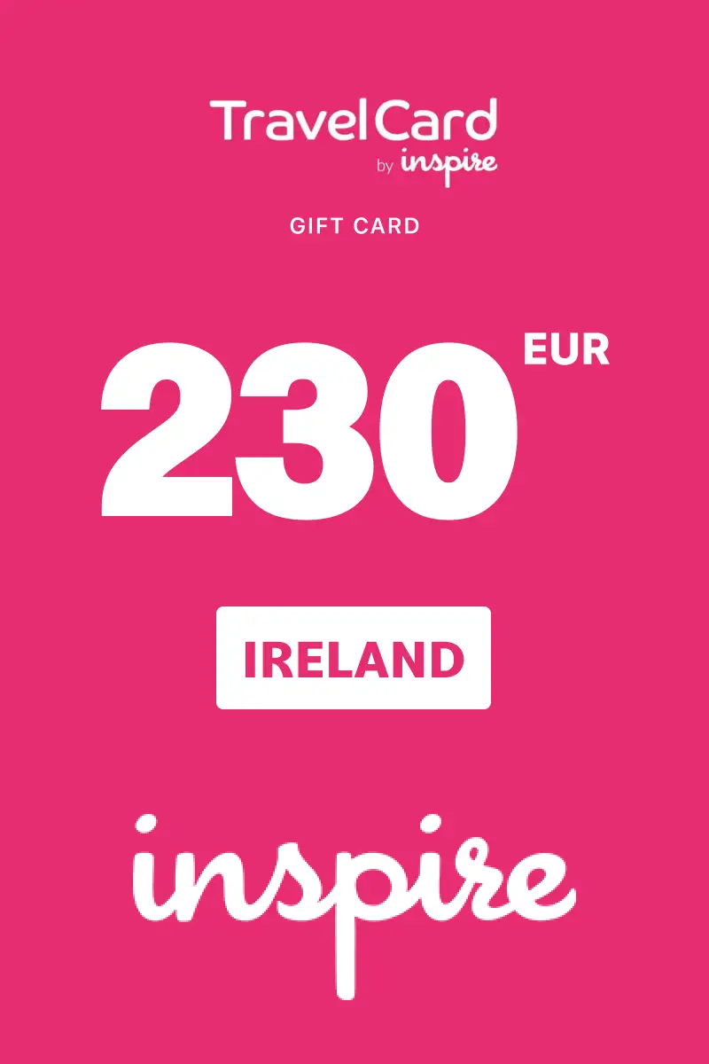 TravelCard by Inspire 230 EUR Gift Card (Ireland) - Digital Key