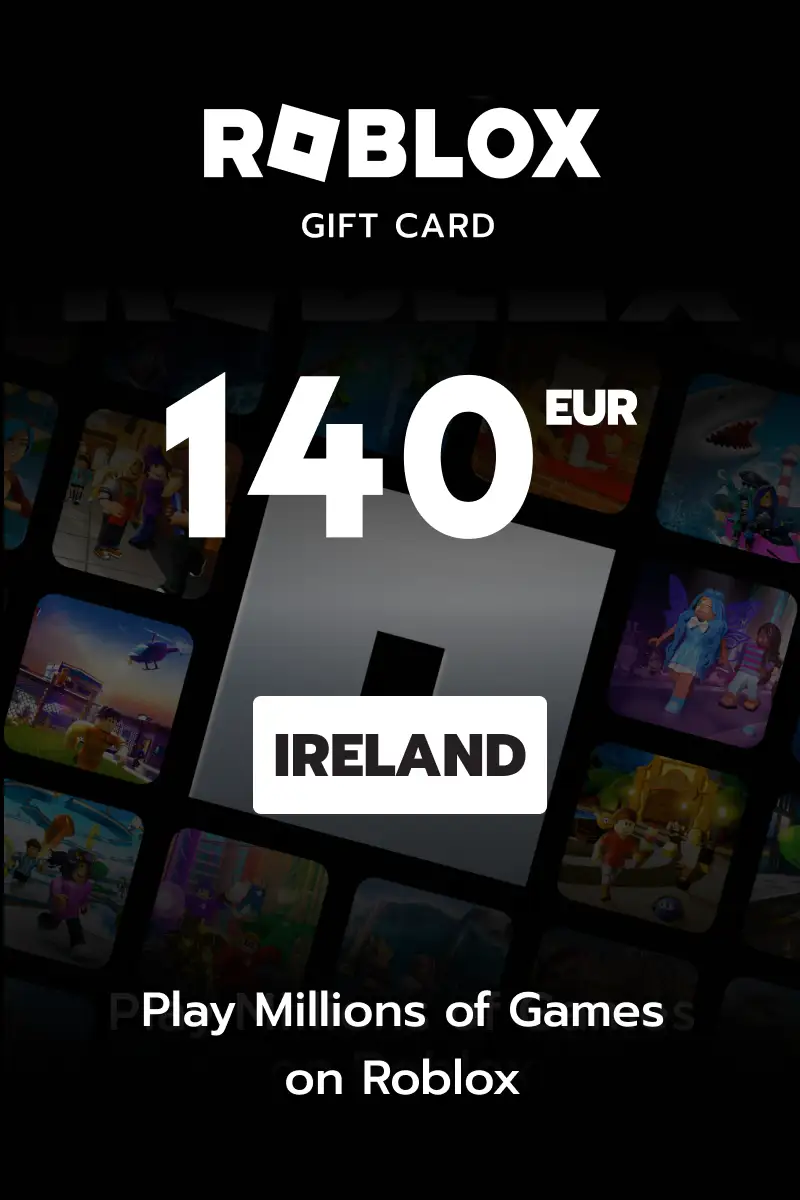 Roblox 140 EUR Gift Card (Ireland) - Digital Key