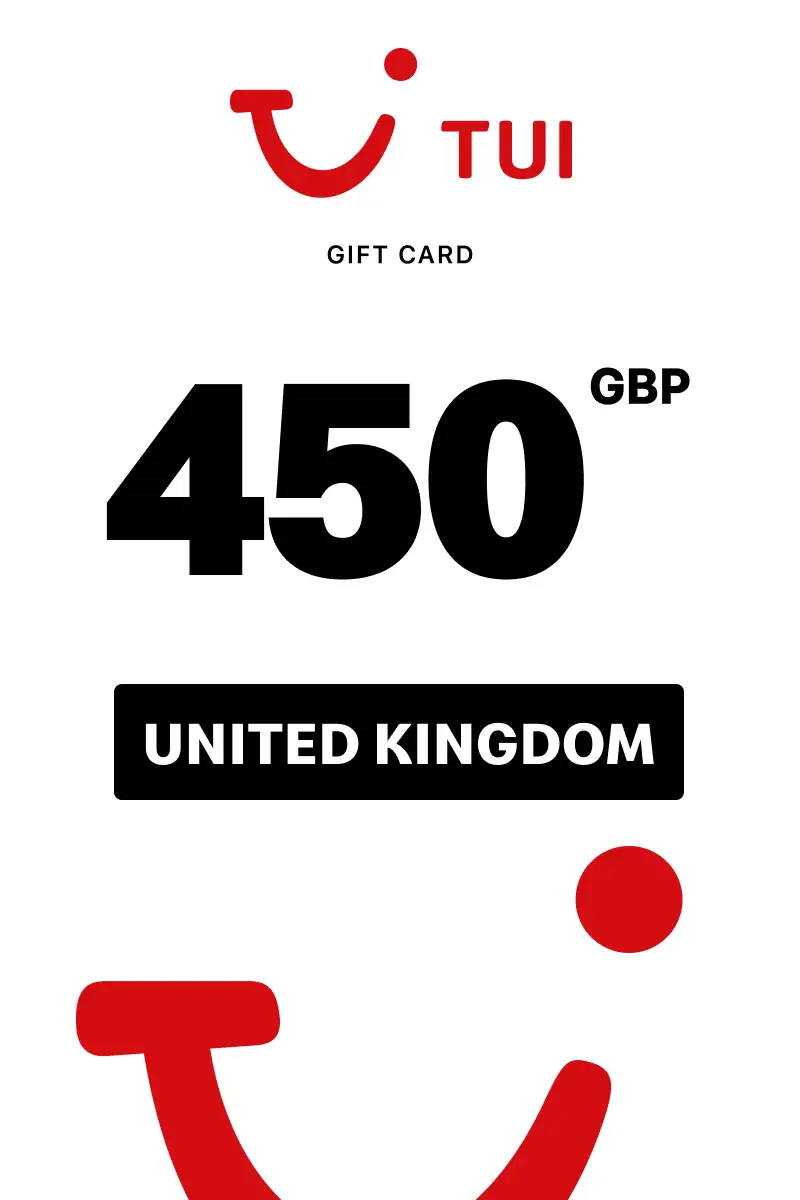 TUI Travel 450 GBP Gift Card (United Kingdom) - Digital Key