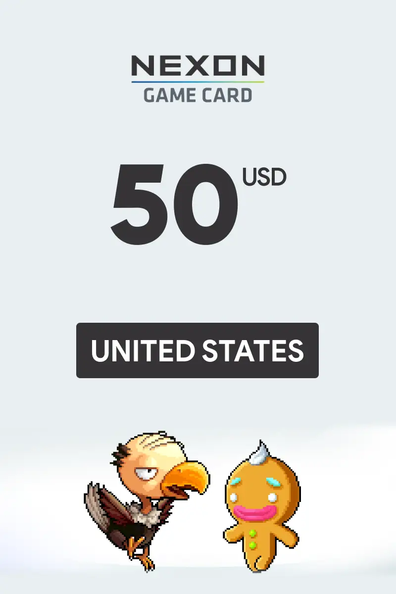 Nexon Game Card 50 USD Gift Card (United States) - Digital Key