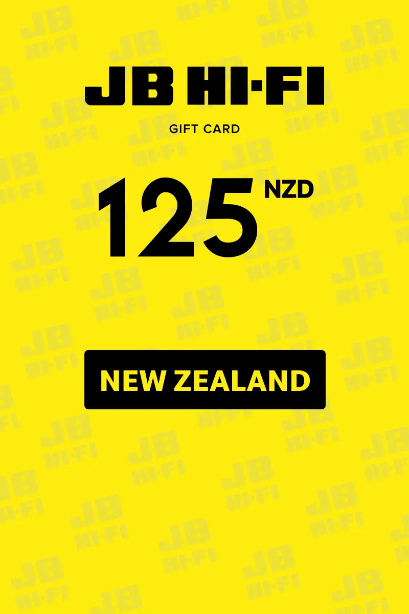 JB HI-FI 125 NZD Gift Card (New Zealand) - Digital Key