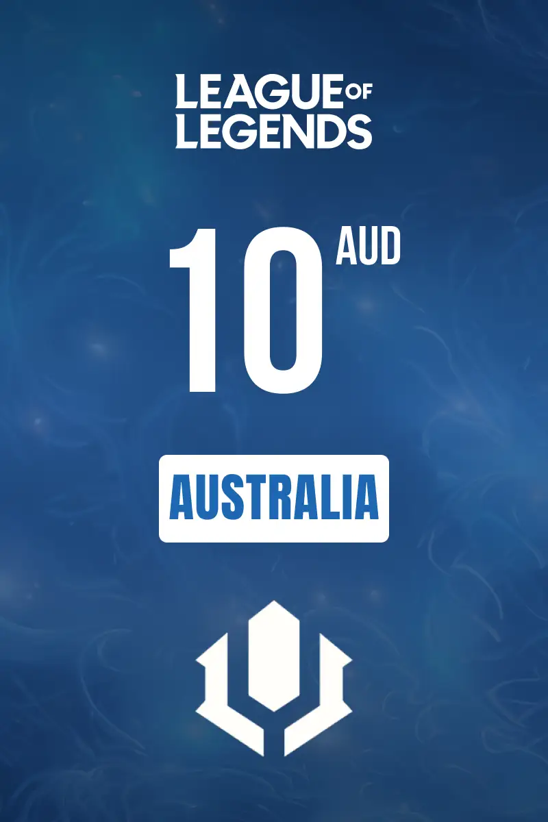 League of Legends 10 AUD Gift Card (Australia) - Digital Key