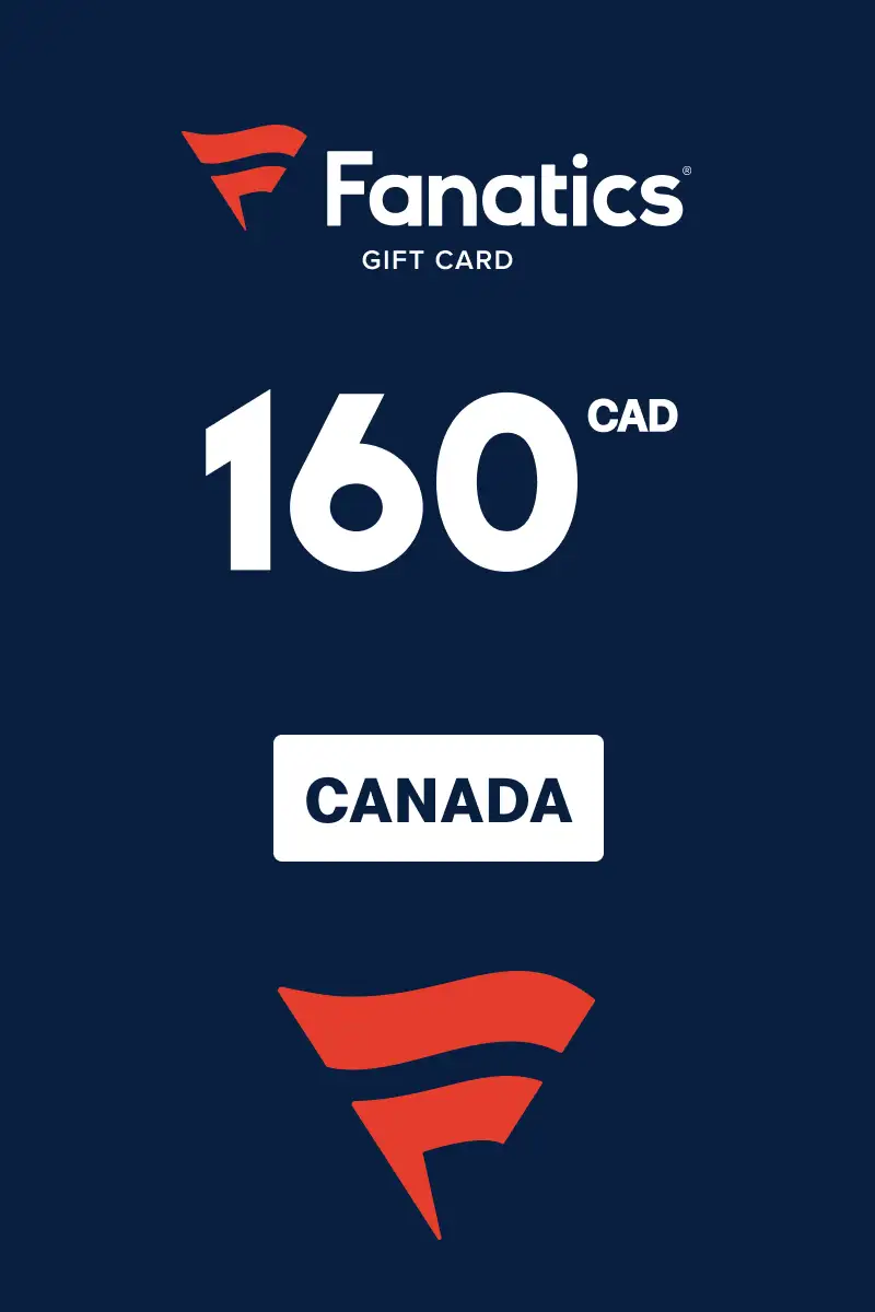 Fanatics 160 CAD Gift Card (Canada) - Digital Key