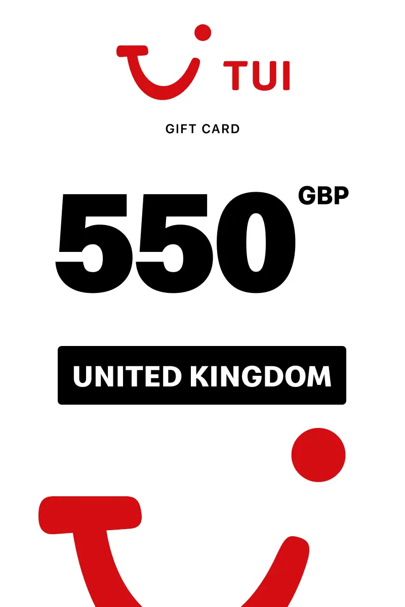 TUI Travel 550 GBP Gift Card (United Kingdom) - Digital Key