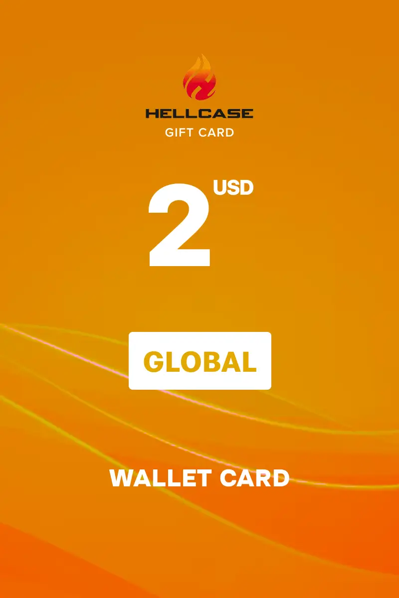 Wallet Card by HELLCASE.COM 2 USD Gift Card (Global) - Digital Key