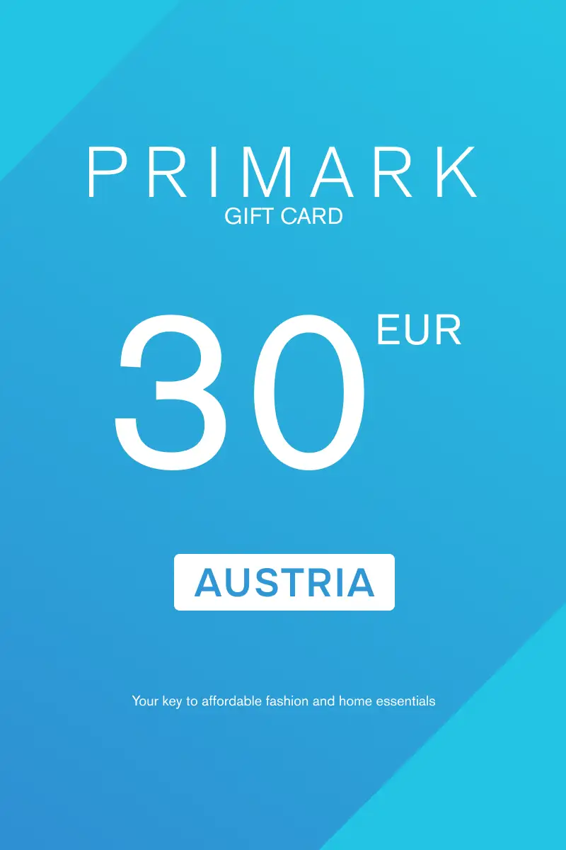 Primark 30 EUR Gift Card (Austria) - Digital Key