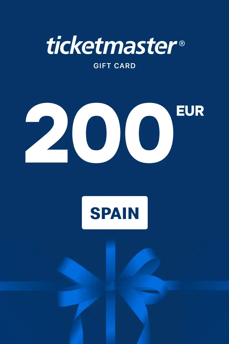 Ticketmaster 200 EUR Gift Card (Spain) - Digital Key