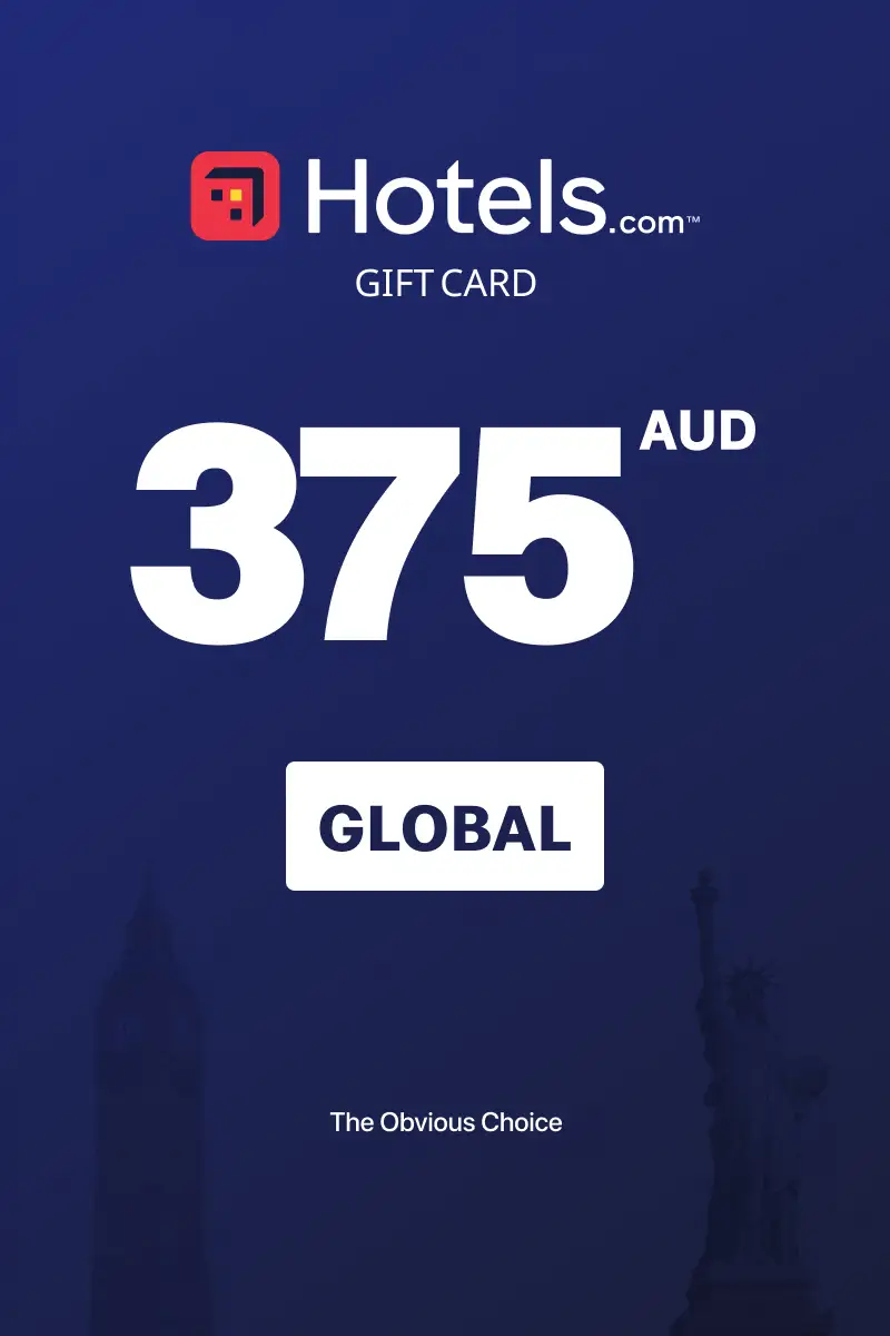 Hotels.com 375 AUD Gift Card (Global) - Digital Key