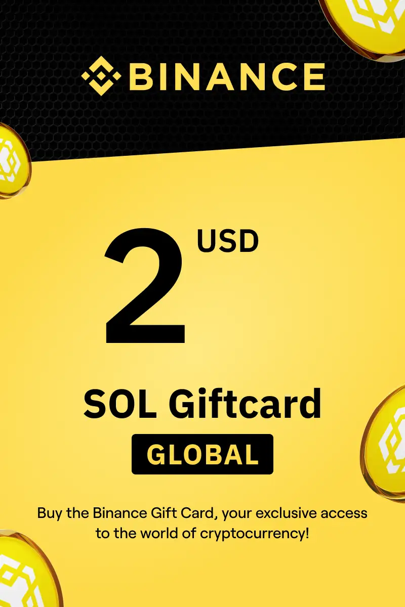 Binance (SOL) 2 USD Gift Card (Global) - Digital Key