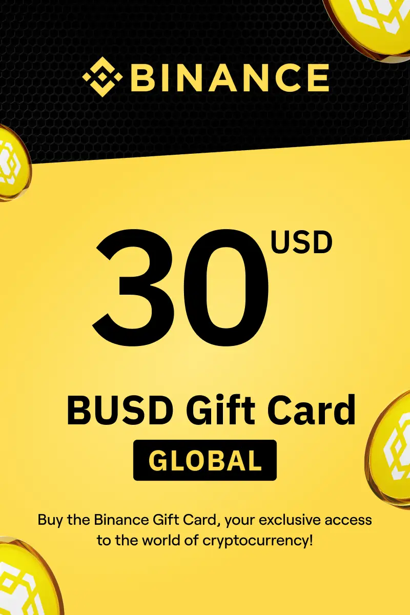 Binance (BUSD) 30 USD Gift Card (Global) - Digital Key