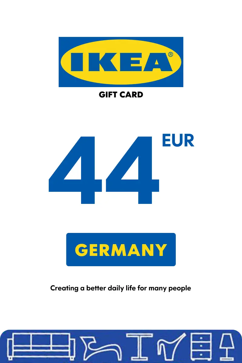 IKEA 44 EUR Gift Card (Germany) - Digital Key