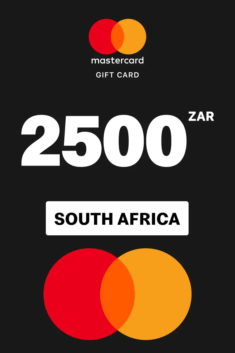 Prepaid Virtual Mastercard 2500 ZAR Gift Card (South Africa) - Digital Key