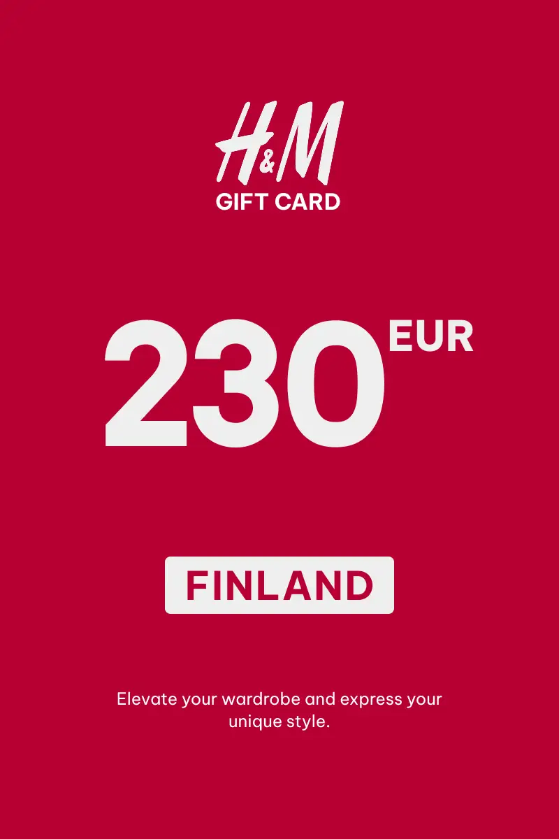 HandM 230 EUR Gift Card (Finland) - Digital Key