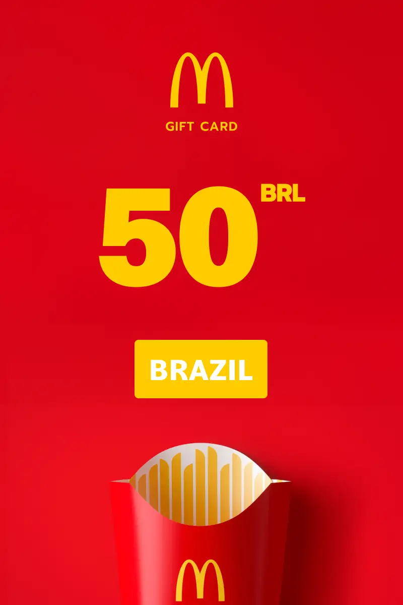 McDonald's 50 BRL Gift Card (Brazil) - Digital Key