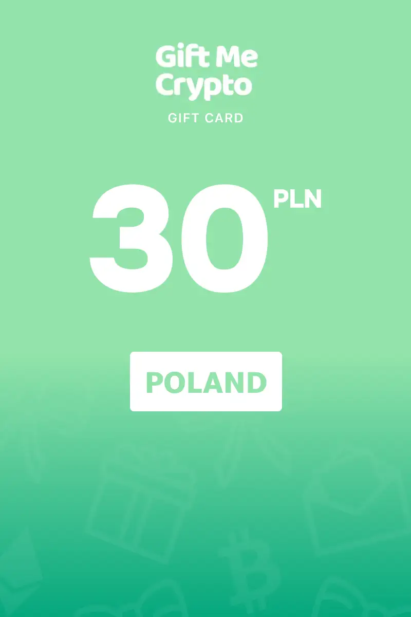 Gift Me Crypto 30 PLN Gift Card (Poland) - Digital Key