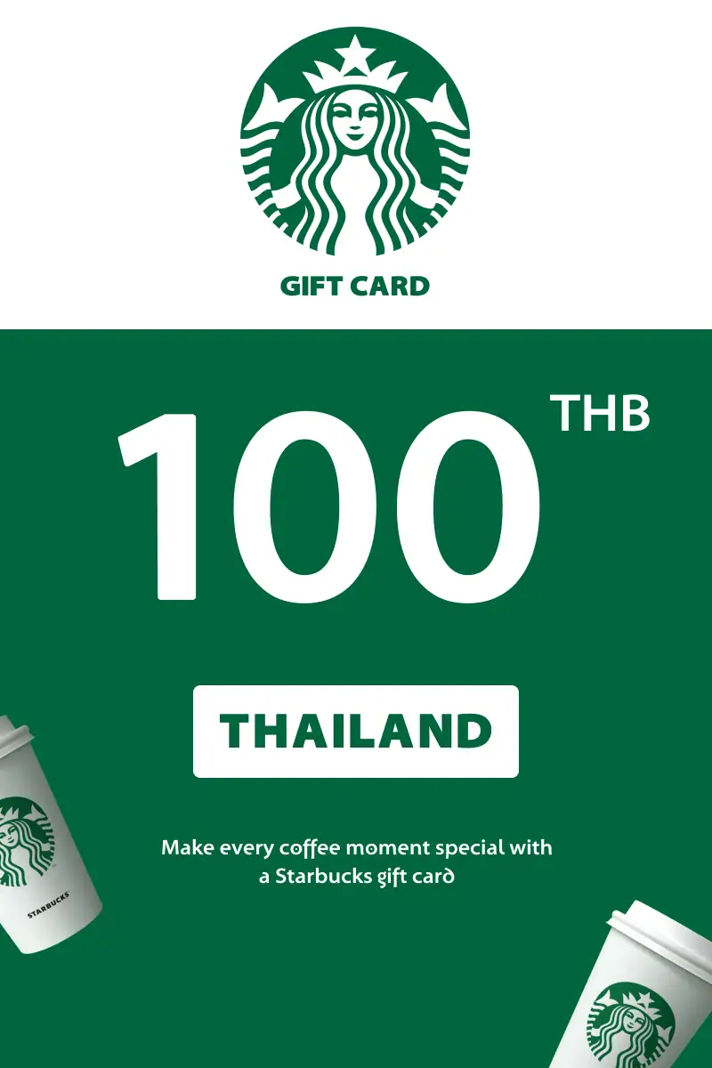 Starbucks 100 THB Gift Card (Thailand) - Digital Key