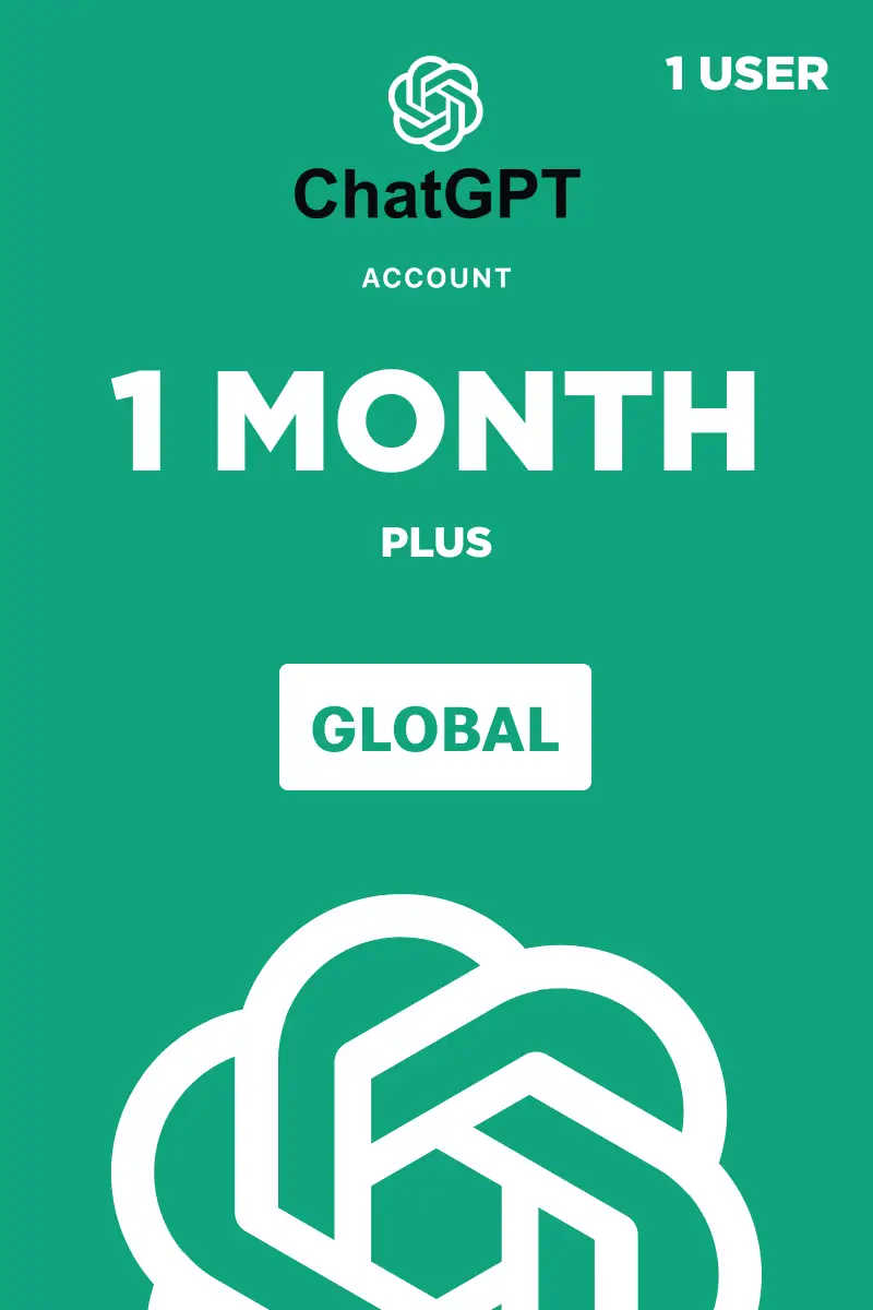 ChatGPT Plus - 1 User 1 Month (Global) - ChatGPT Account