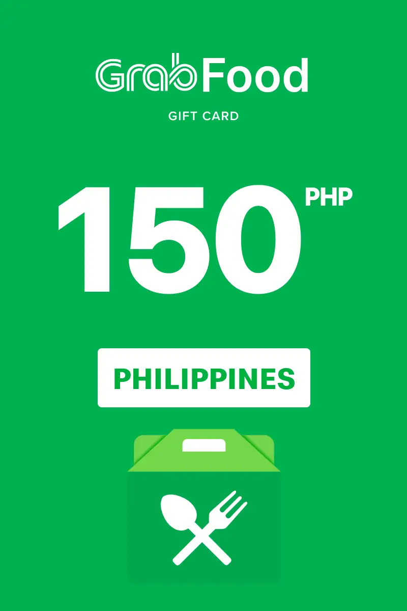 Grab Food 150 PHP Gift Card (Philippines) - Digital Key