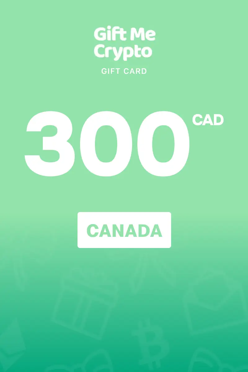 Gift Me Crypto 300 CAD Gift Card (Canada) - Digital Key