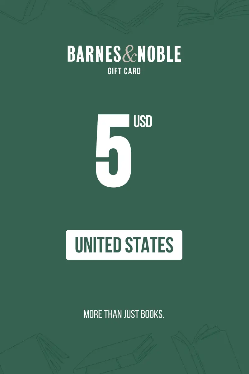 Barnes and Noble 5 USD Gift Card (United States) - Digital Key
