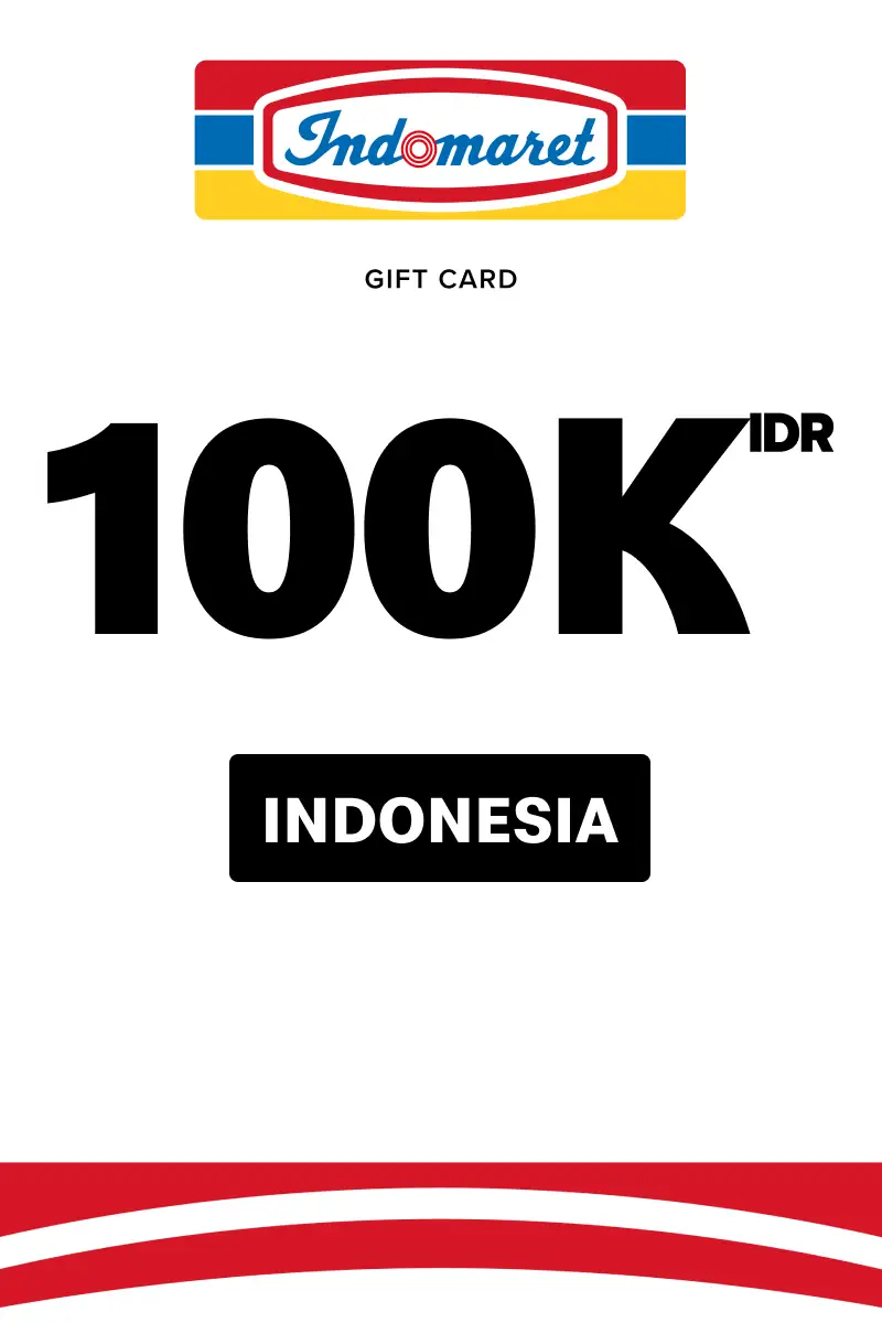 Indomaret 100000 IDR Gift Card (Indonesia) - Digital Key