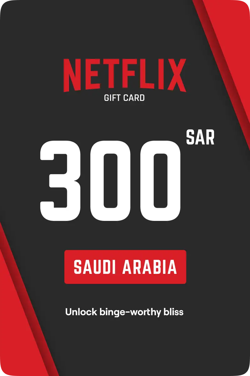 Netflix 300 SAR Gift Card (Saudi Arabia) - Digital Key