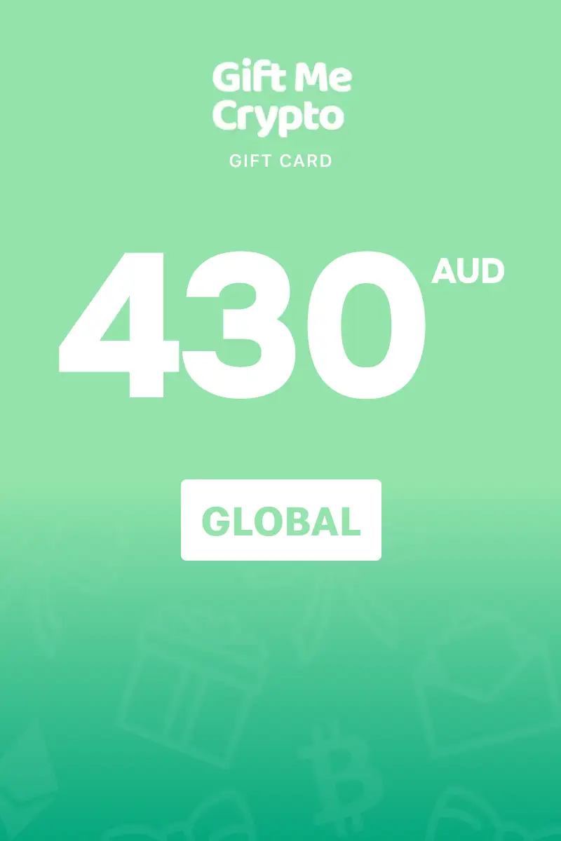 Gift Me Crypto 430 AUD Gift Card (Global) - Digital Key