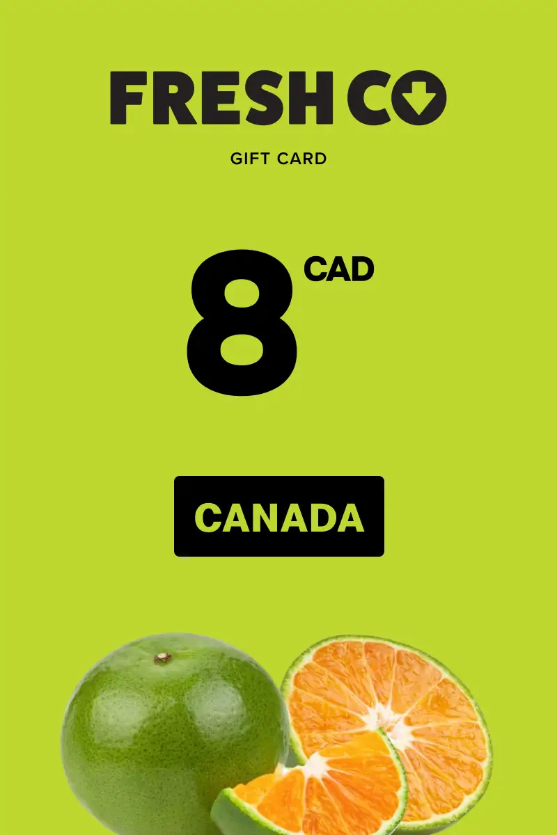 FreshCo 8 CAD Gift Card (Canada) - Digital Key