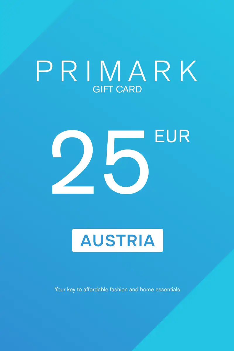 Primark 25 EUR Gift Card (Austria) - Digital Key