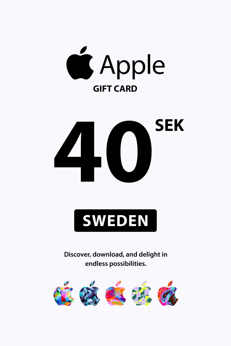 Apple 40 SEK Gift Card (Sweden) - Digital Key