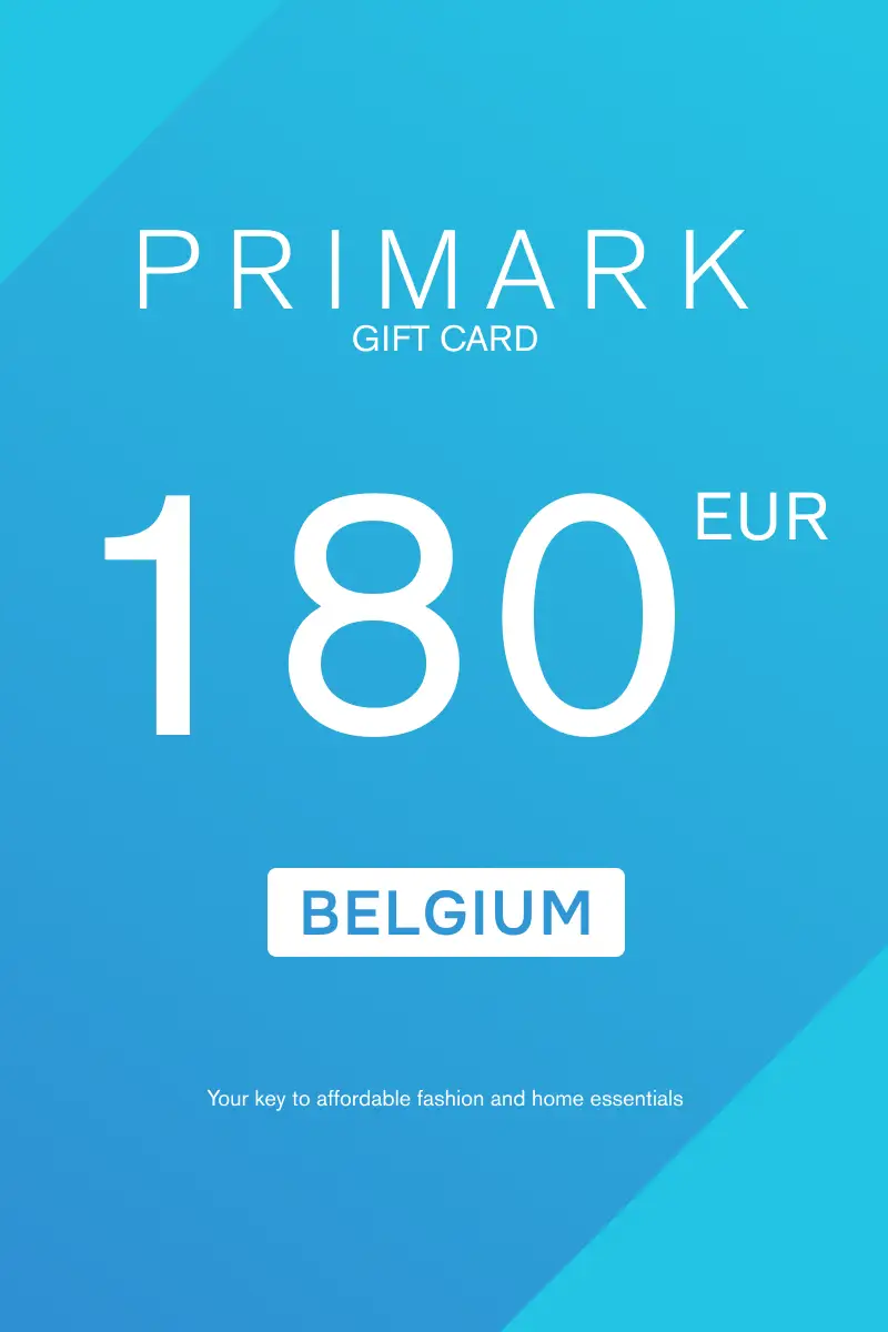 Primark 180 EUR Gift Card (Belgium) - Digital Key