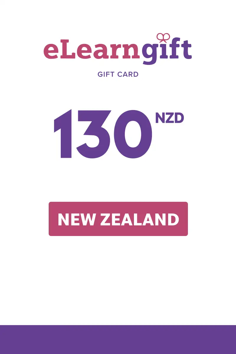 eLearnGift 130 NZD Gift Card (New Zealand) - Digital Key