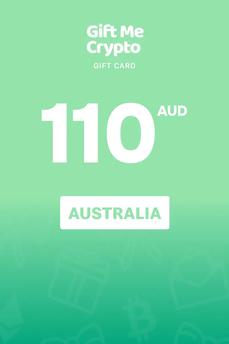 Gift Me Crypto 110 AUD Gift Card (Australia) - Digital Key
