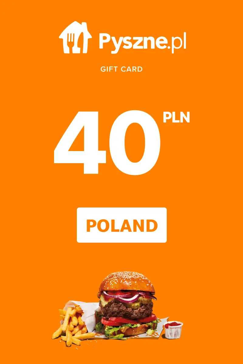 Pyszne.pl 40 PLN Gift Card (Poland) - Digital Key