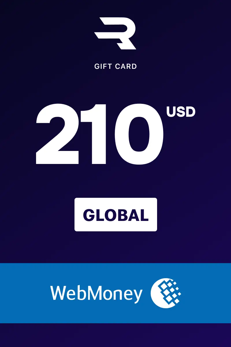 Rewarble WebMoney 210 USD Gift Card (Global) - Rewarble - Digital Key