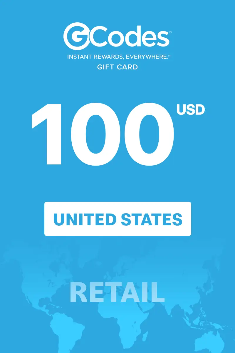 GCodes Global Retail 100 USD Gift Card (United States) - Digital Key