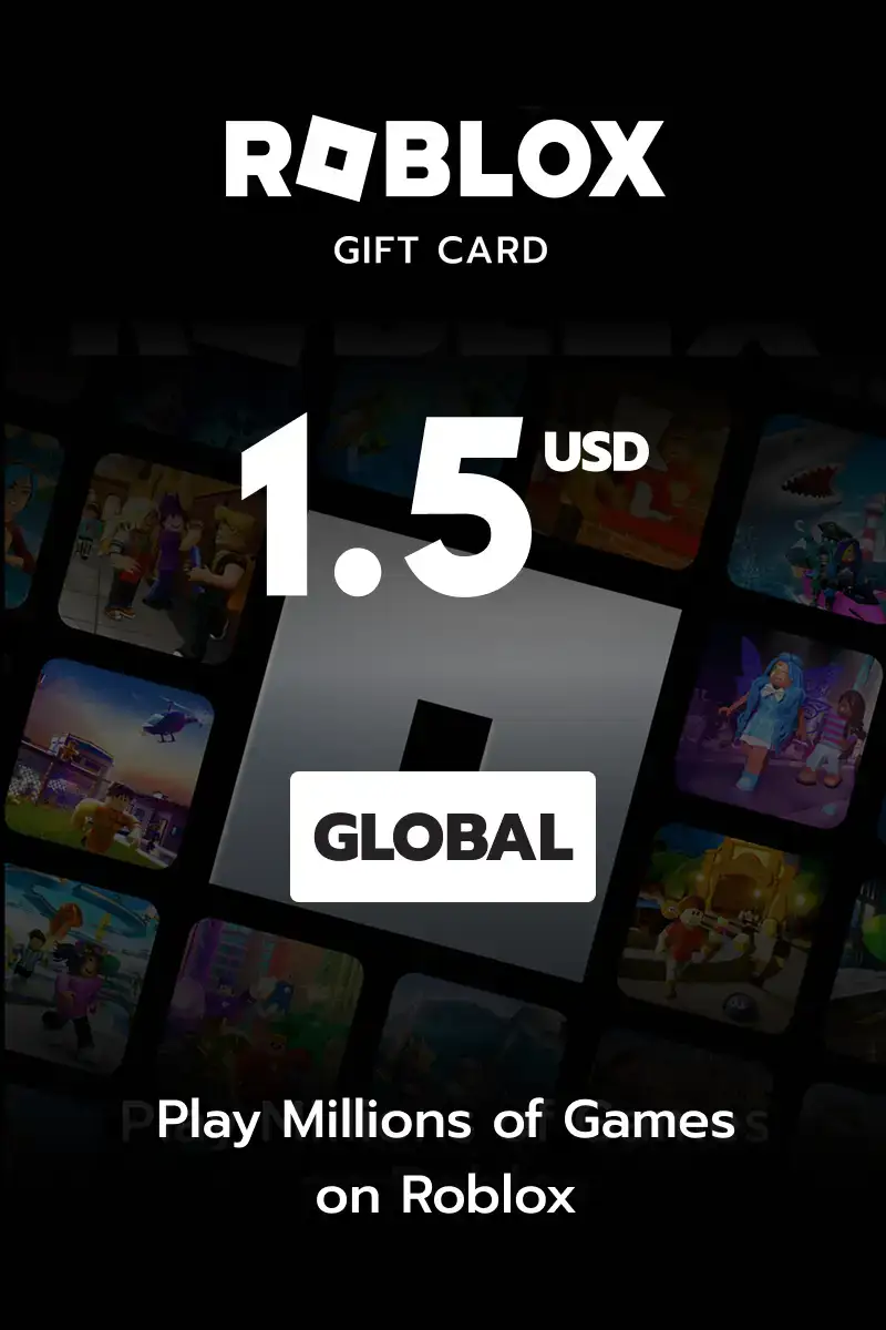 Roblox 1.5 USD Gift Card (Global) - Digital Key