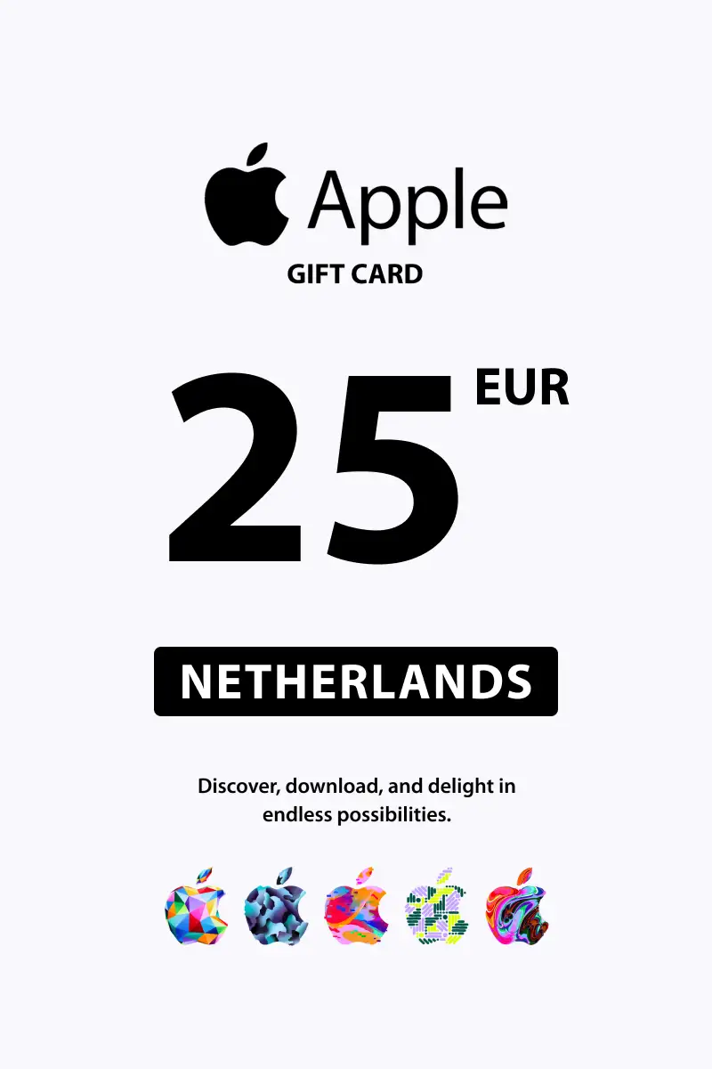 Apple 25 EUR Gift Card (Netherlands) - Digital Key