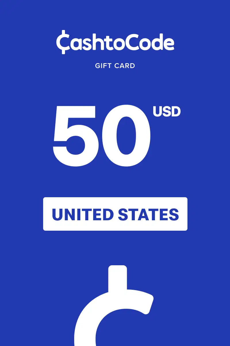 CashtoCode 50 USD Gift Card (United States) - Digital Key