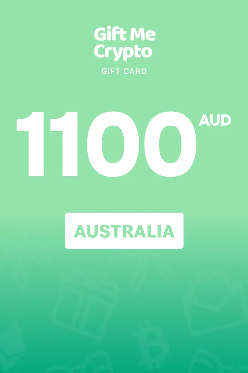 Gift Me Crypto 1100 AUD Gift Card (Australia) - Digital Key