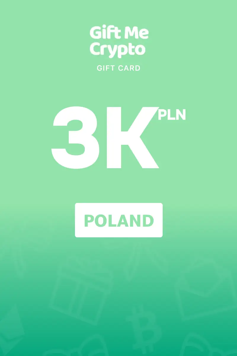 Gift Me Crypto 3000 PLN Gift Card (Poland) - Digital Key