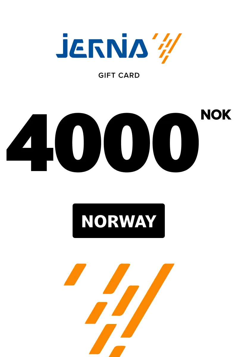 Jernia 4000 NOK Gift Card (Norway) - Digital Key