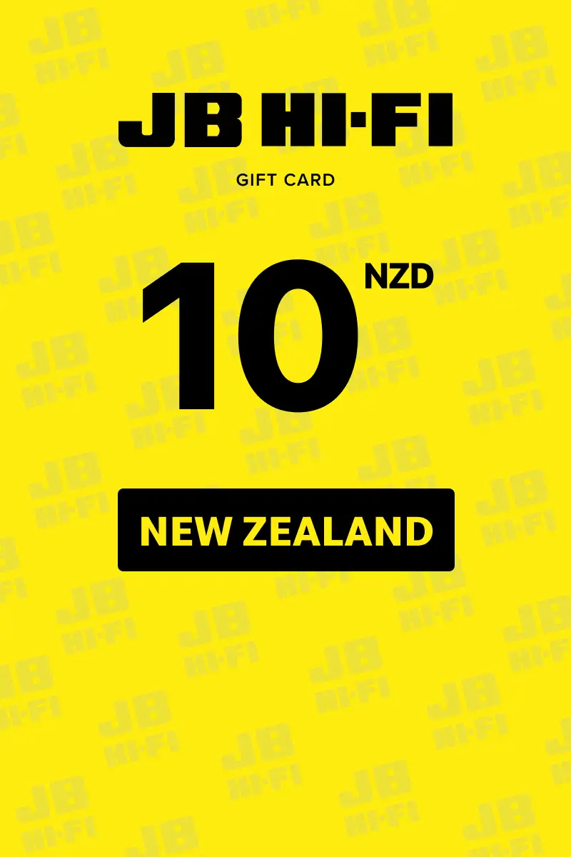 JB HI-FI 10 NZD Gift Card (New Zealand) - Digital Key